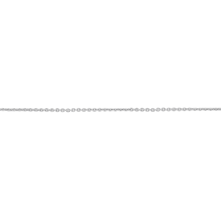Cable Chain Necklace in Platinum, 16 in