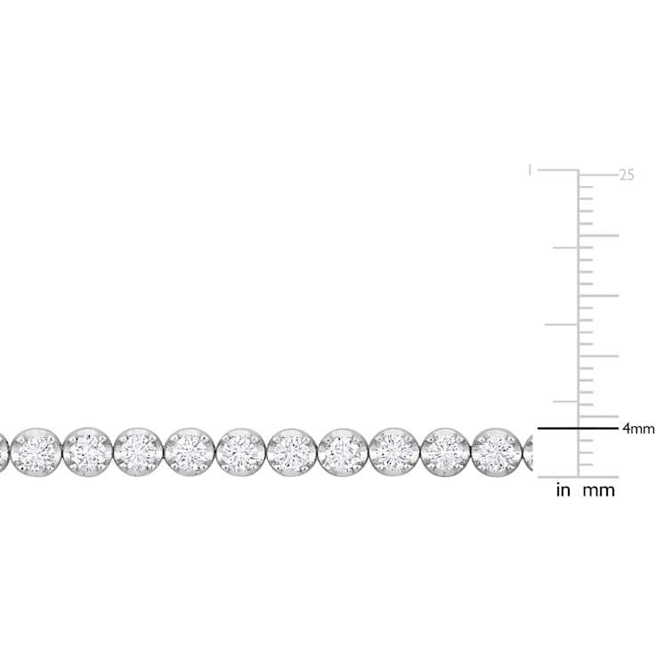 3 3/4 CT TW Lab-Grown Diamond Tennis Bracelet in 14K White Gold
