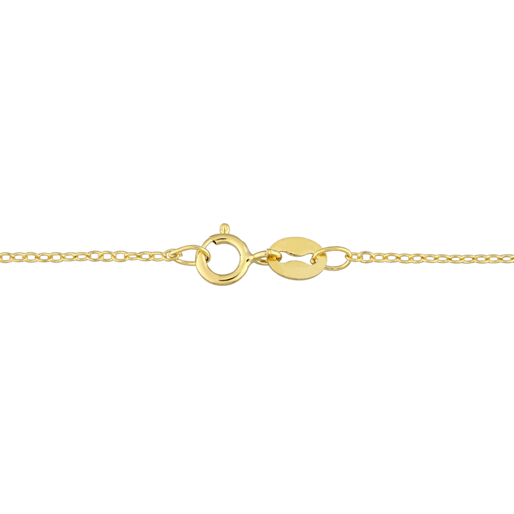 8-9.5 MM Freshwater Cultured Pearl Infinity Lariat Necklace in 18K
Yellow Gold Over Sterling Silver