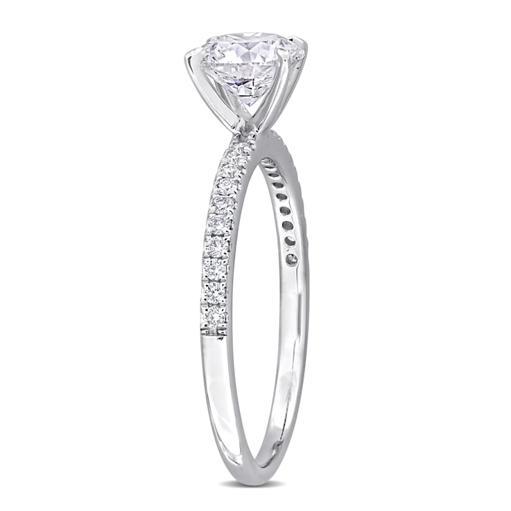 1 1/6 CT TW Lab-Grown Diamond Engagement Ring in 14K White Gold