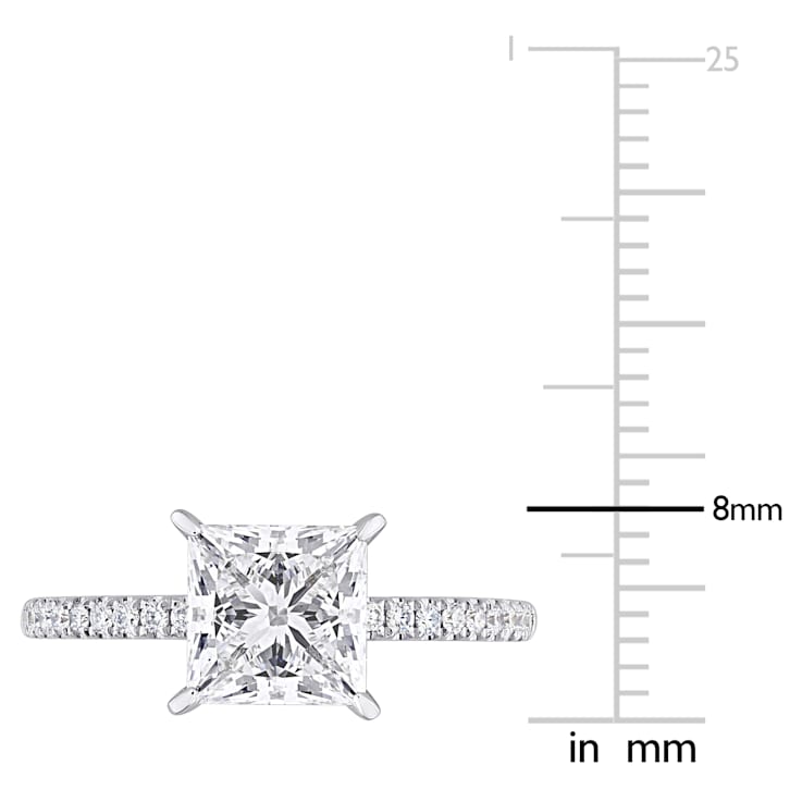 2 1/6 CT TW Lab-Grown Diamond Engagement Ring in 14K White Gold