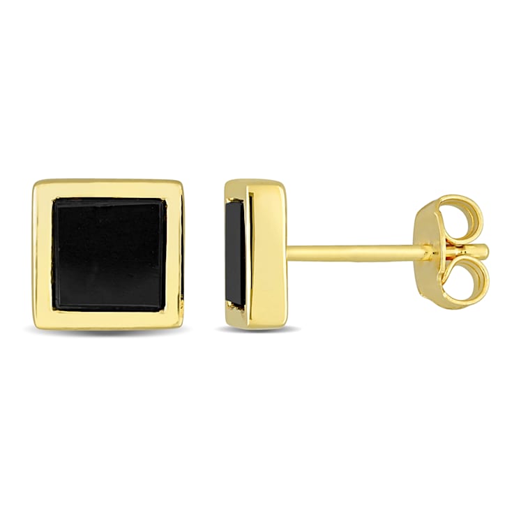 Black and yellow earrings shop