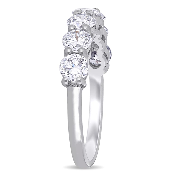 1 3/4 CT TGW Lab Grown Diamond Semi-Eternity Anniversary Band in 14K
White Gold