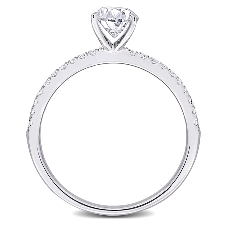 1 1/6 CT TW Lab-Grown Diamond Engagement Ring in 14K White Gold
