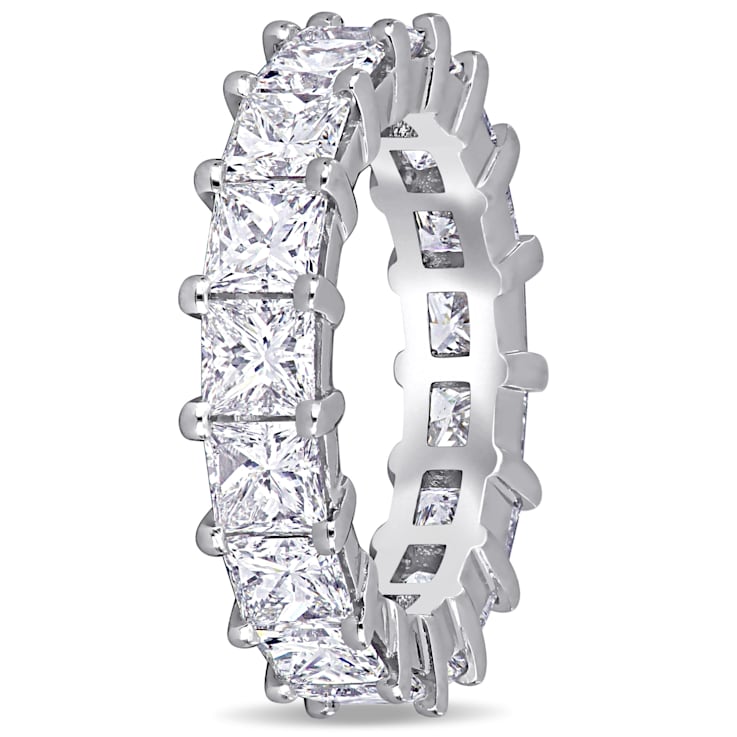 5 3/5 CT TW Diamond Eternity Ring in Platinum