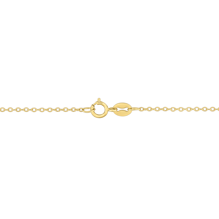 5 CT TGW Lapis Necklace with Beaded Halo in Yellow Plated Sterling Silver