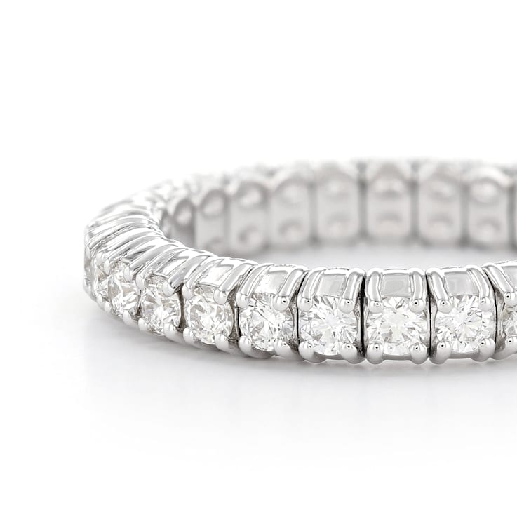 ZYDO White Gold Stretch Band with 1.16cts of Diamonds