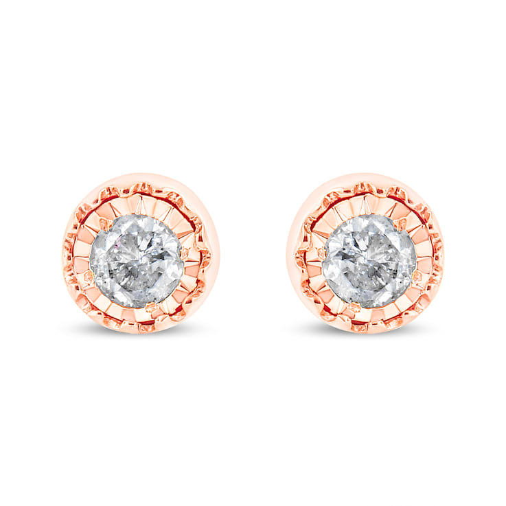 10k rose gold stud earrings new arrivals