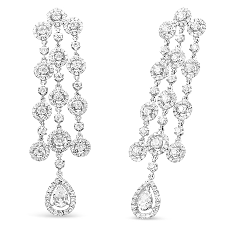 Waterfall diamond earrings hotsell