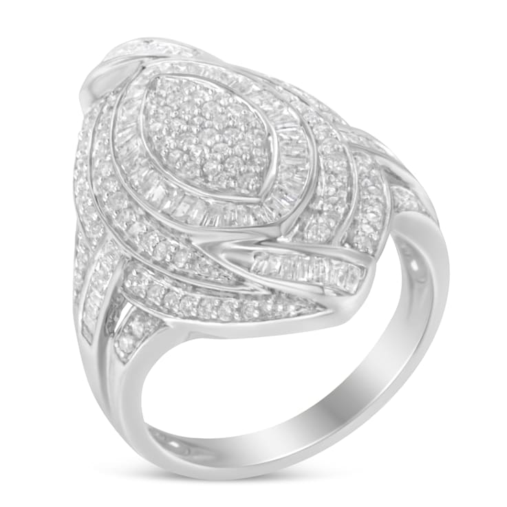 指輪・リング today37ar Amazon.com: Pandora Crossover Pavé Triple Band Ring