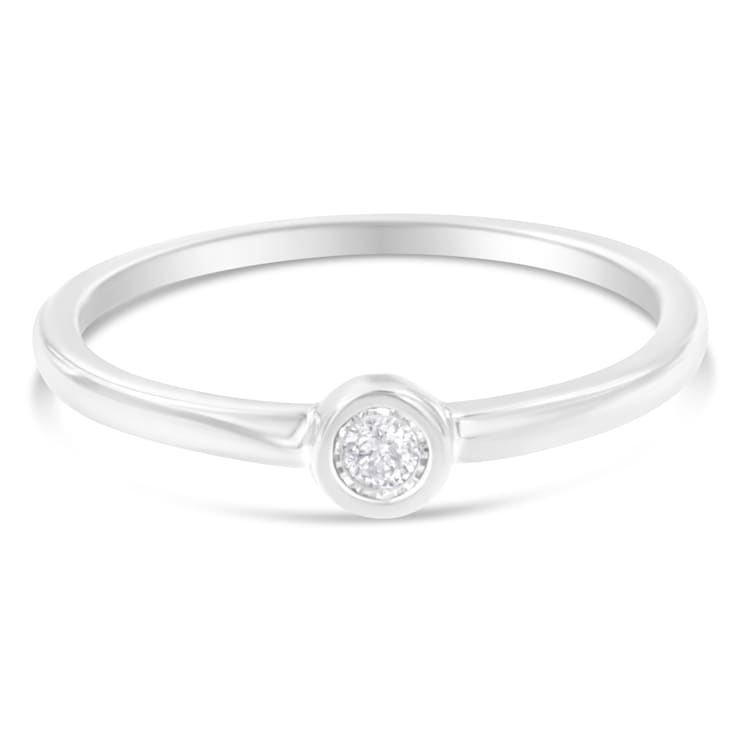 0.05ctw Diamond Accent Sterling Silver Ring