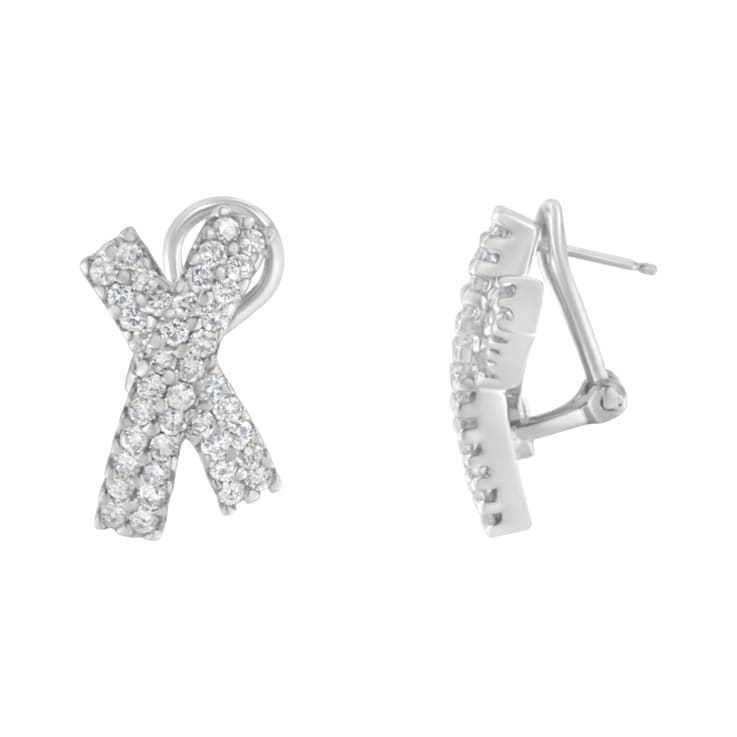ダイコ―.SOLCA BISHI2T‐TYPE 14K White Gold 2.0ctw Round-Brilliant Cut Diamond Domed X