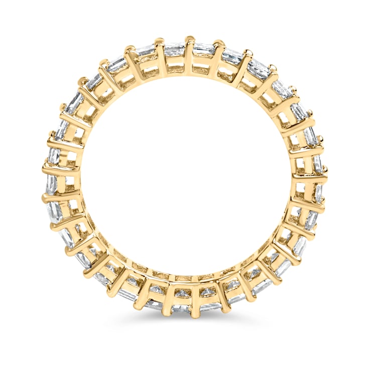14K Yellow Gold 2.00ctw Shared Prong Set Princess Cut Diamond Eternity
Band Ring