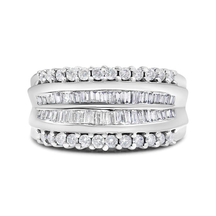 Mixed Shape Diamond Eternity Band 14k Yellow Gold