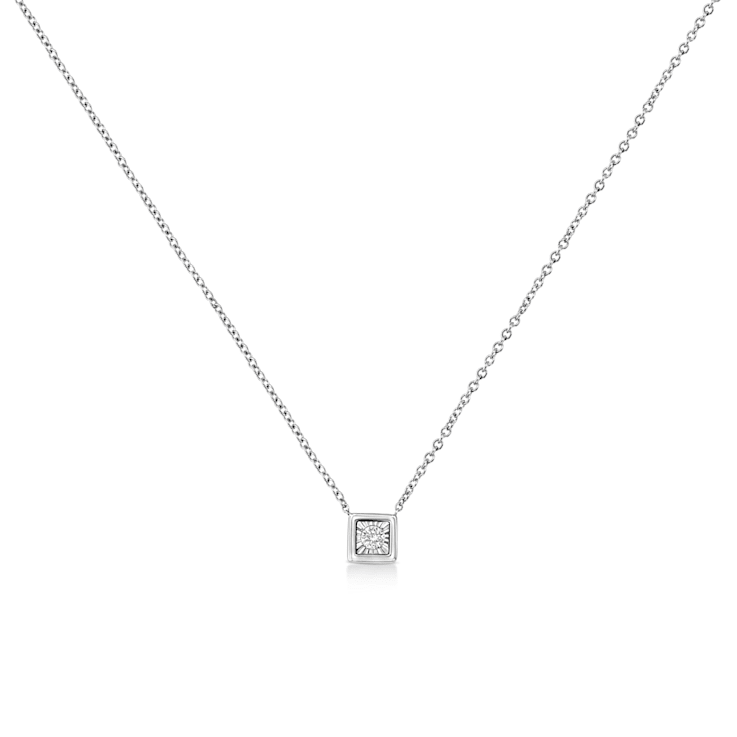 Diamond K18WGダイヤモンドペンダント (NO.49489) – JEX宝石