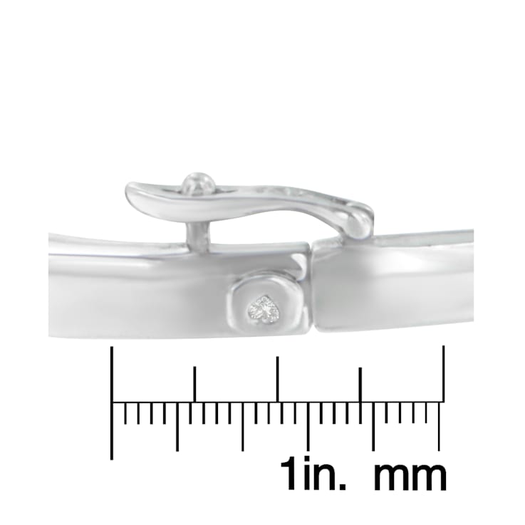 14K Two-Toned Gold 1.0ctw Princess Cut Diamond Fashion Bangle