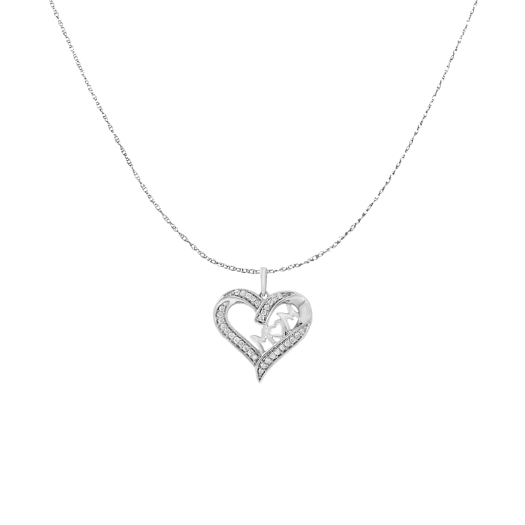 SILVER925　ILoveArizona♡ILoveNavajo♡ Forever Facets Women's Sterling Silver Cubic Zirconia 
