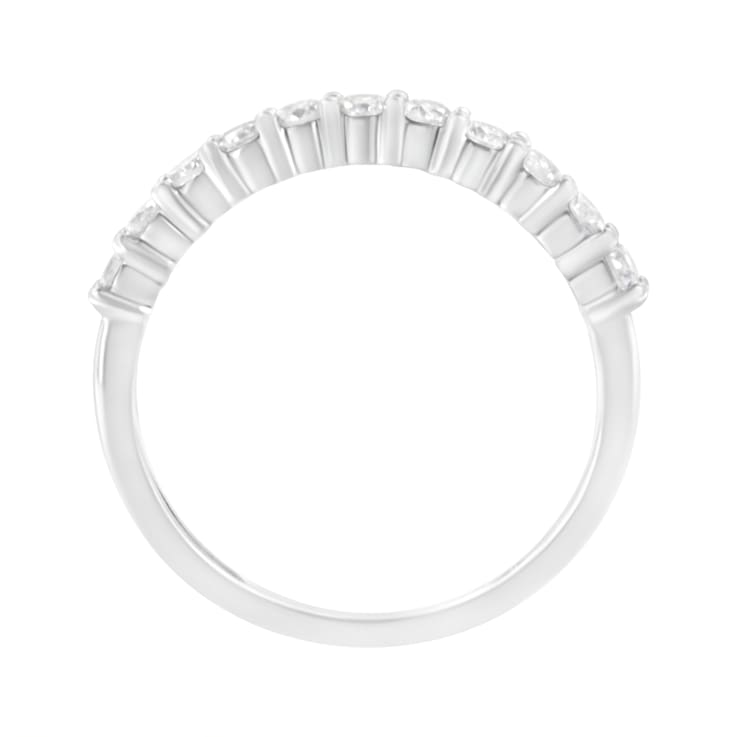 10K White Gold IGI Certified 1/2ctw Diamond Band Style Ring (I-J Color,
I2-I3 Clarity)
