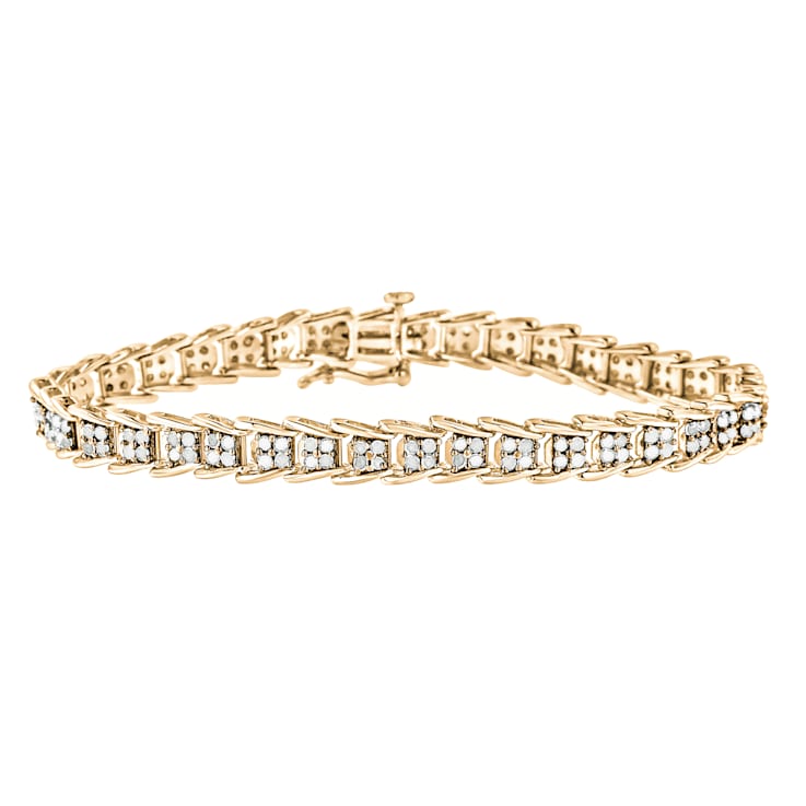 10k yellow shop gold tennis bracelet