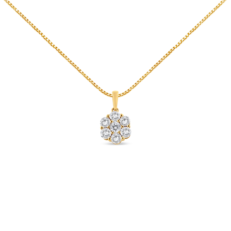 定番 Gold Yellow 14K 2.00ctw Stone 7 Diamond Round-Cut Brilliant 管楽器・吹奏楽器