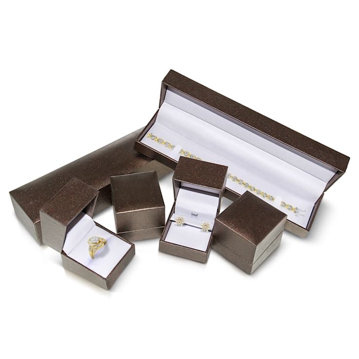 0.50ctw Princess Diamond Box Shape Milgrain Stud 14K White Gold Earrings