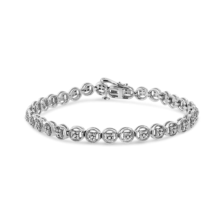 Circle tennis bracelet new arrivals