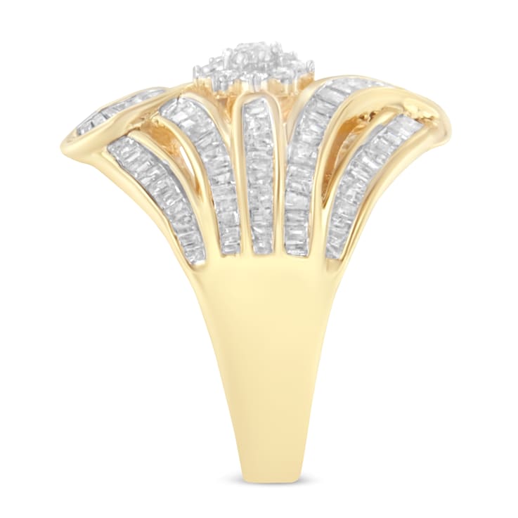 10K Yellow Gold Diamond Ring (1.0ctw, I-J Color, I2-I3 Clarity)