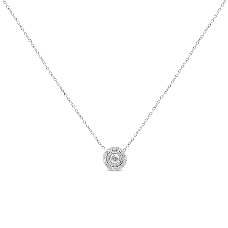 Circle of light halo necklace outlet
