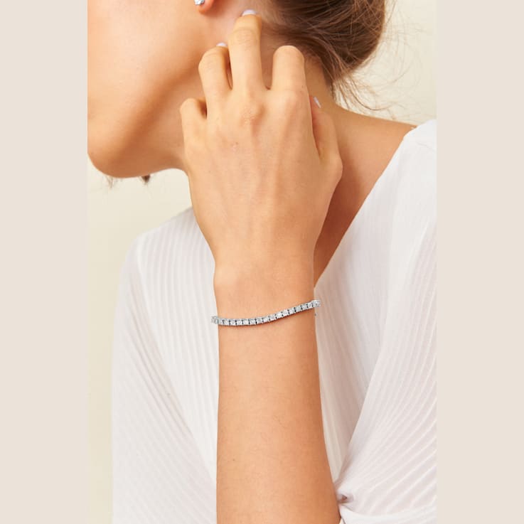 在庫処分セール テ 1/2 Silver Sterling Cttw I3 (I-J, Bracelet Tennis Diamond アクセサリー