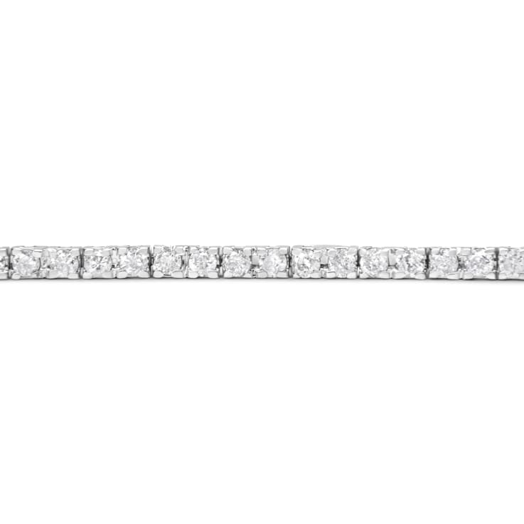 2.00ctw Round White Diamond 10K White Gold Tennis Bracelet