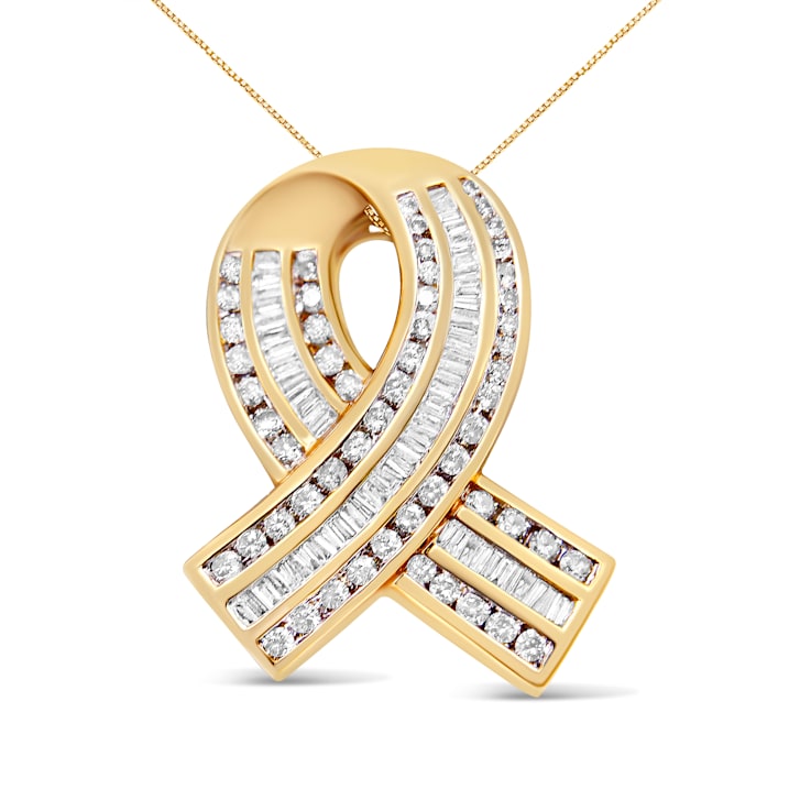 ★MIDNIGHT MOMENT.★ ribbon line necklace gold RIBBON DIAMOND LINE NECKLACE | Fredric H. Rubel Jewelers