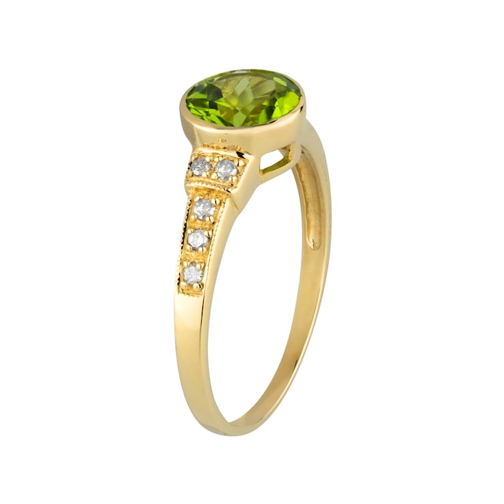Genuine Peridot & Sterling Ring & Affordable Fashion Jewelry - Shop Now