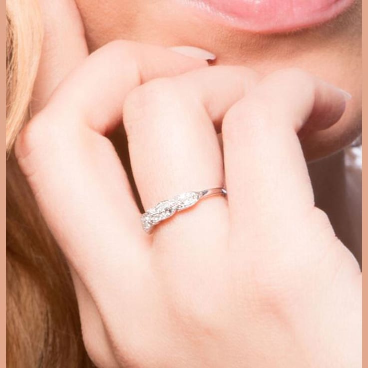 Vintage style cheap anniversary ring