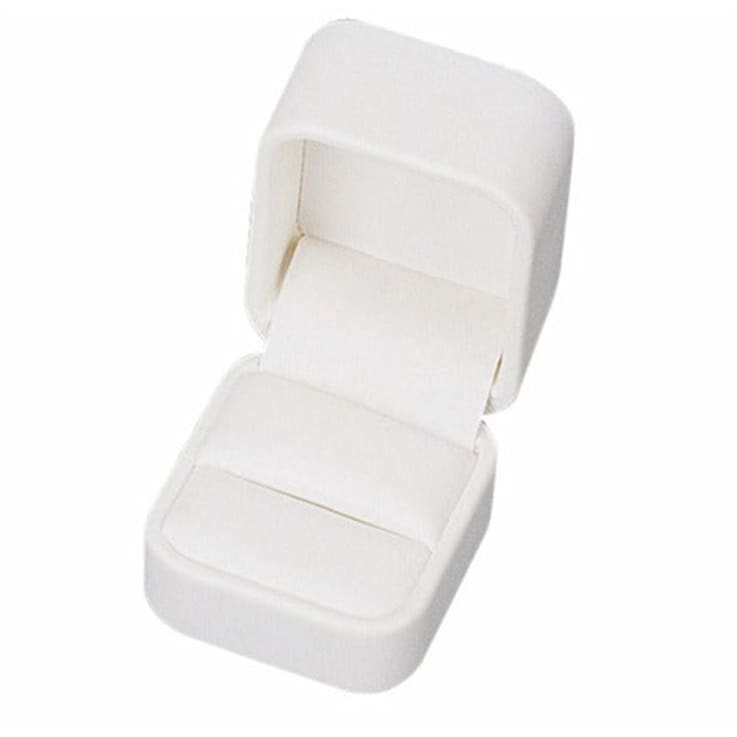 10k Yellow Gold Emerald-Cut Prasiolite and White Topaz Ring