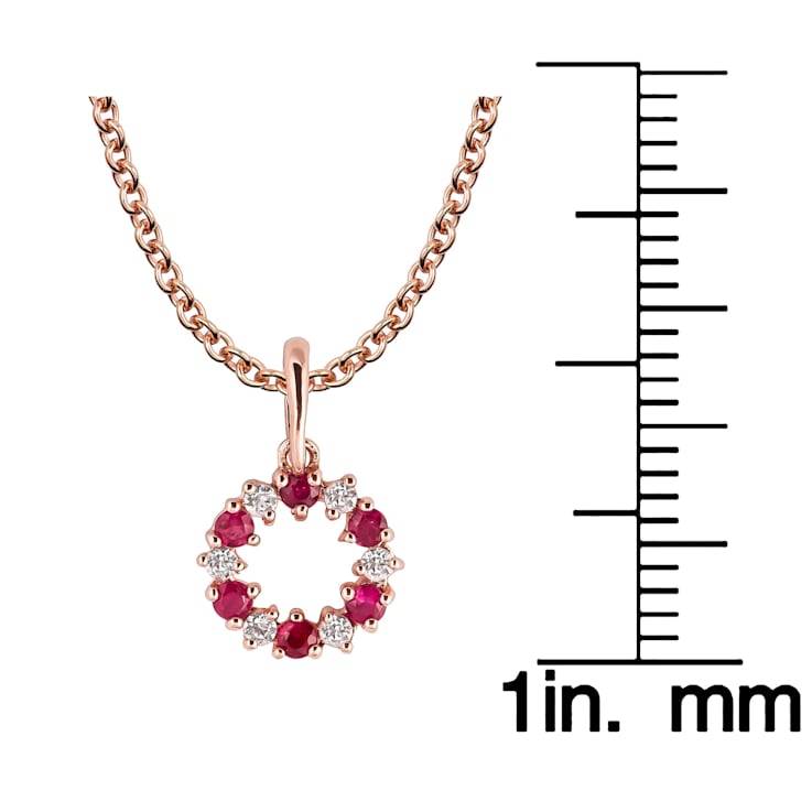 Ruby and sale topaz necklace