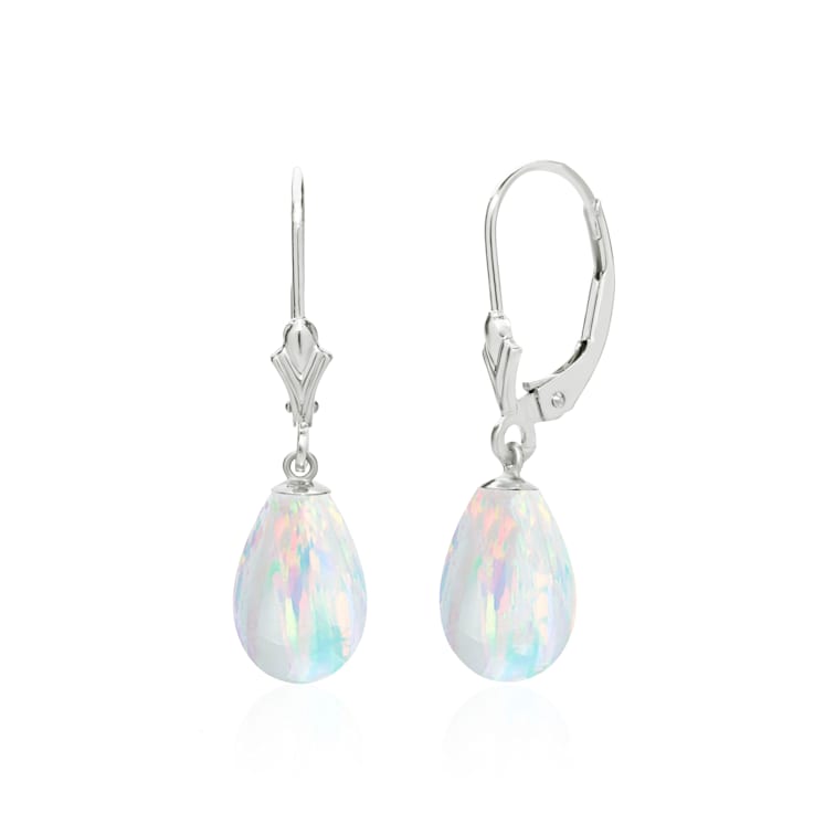 White rainbow opal on sale