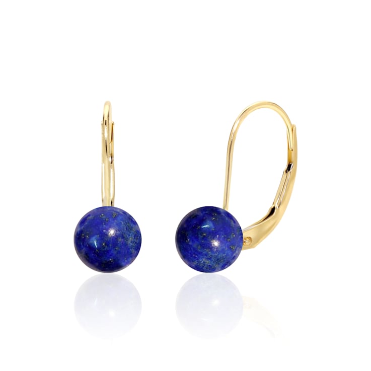 Lapis shop leverback earrings