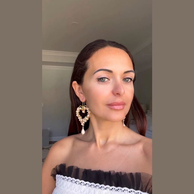 Traditional Sicilian Devotion Heart Earrings