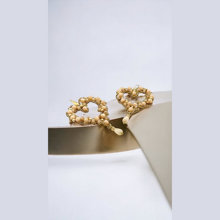 Traditional Sicilian Devotion Heart Earrings