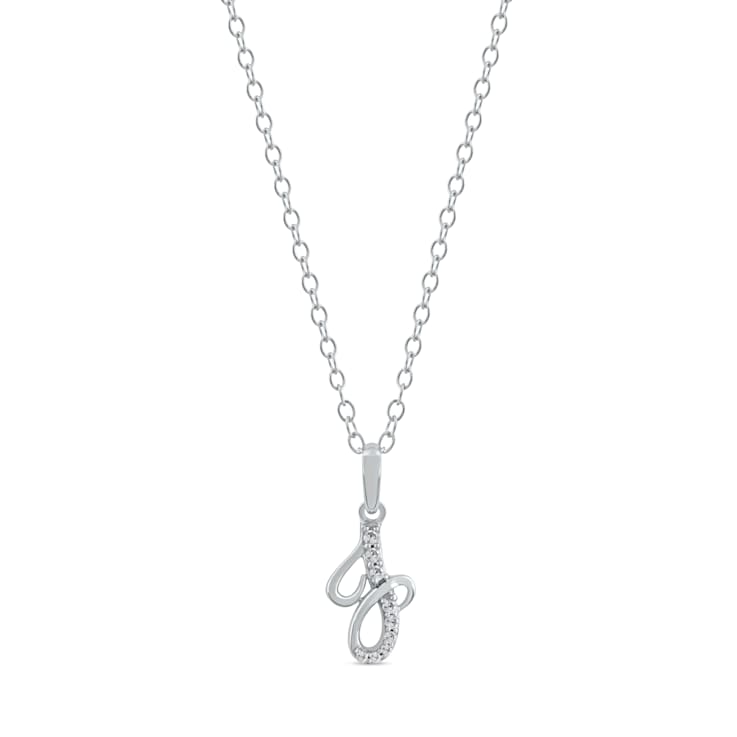 Tiffany & Co. Alphabet Letter J Necklace with Diamonds Silver Elsa Peretti  | J necklace, Tiffany & co., Elsa peretti