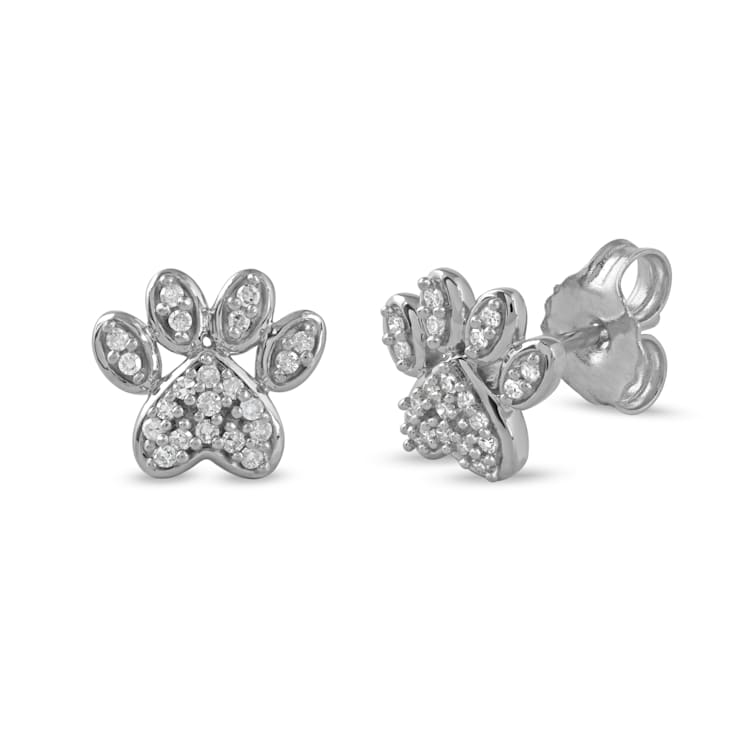 Diamond dog earrings hotsell