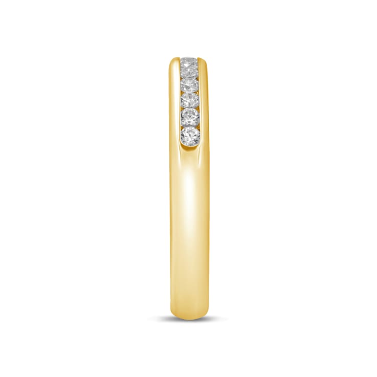 14K Gold Diamond Channel Set Ring .25ctw
