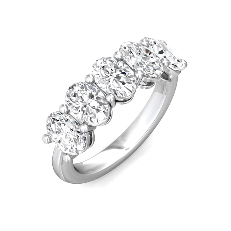 5 Oval Lab Grown Diamond Band