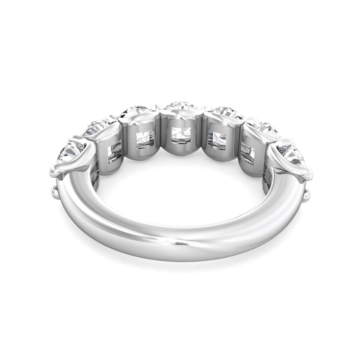 Lab Grown Diamond 7 Stone Shared Prong Band