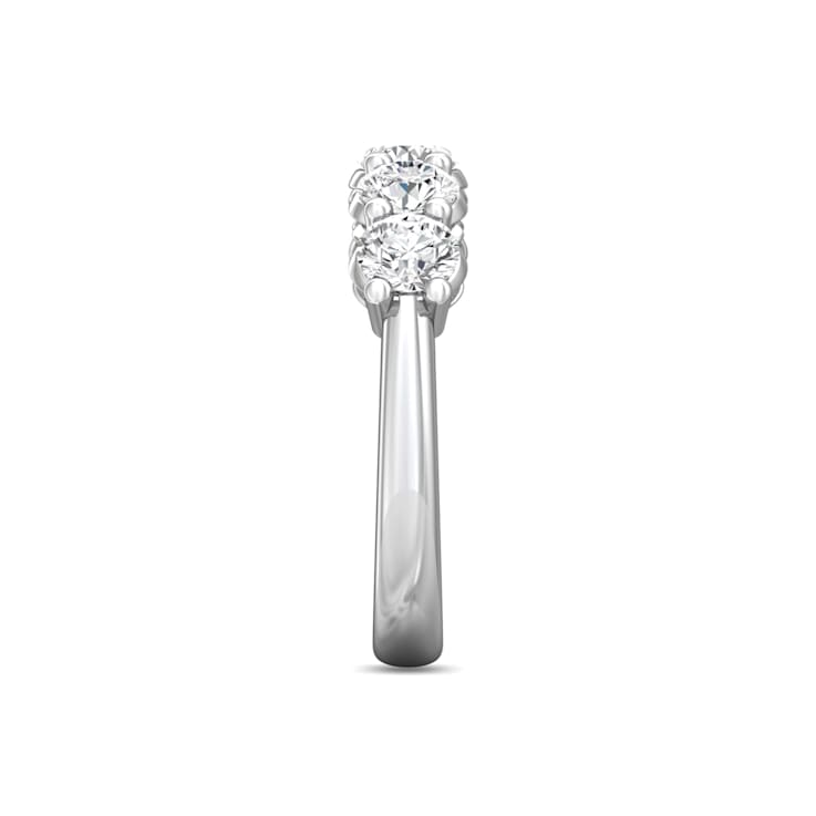 Lab Grown Diamond 5 Stone Shared Prong Band
