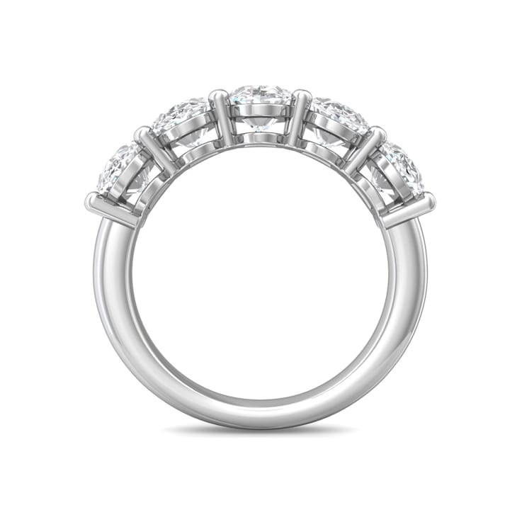 5 Oval Lab Grown Diamond Band