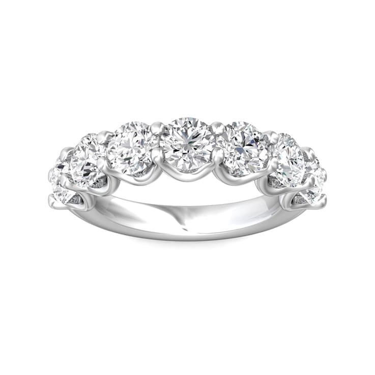 Lab Grown Diamond 7 Stone Shared Prong Band