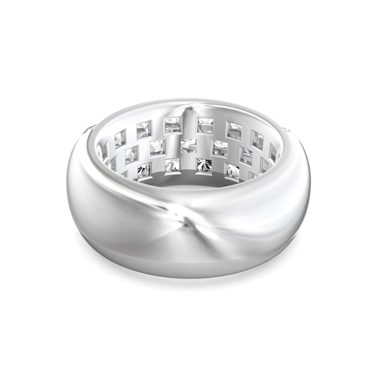 3 Row Lab Grown Diamond Bombay Pavé Band
