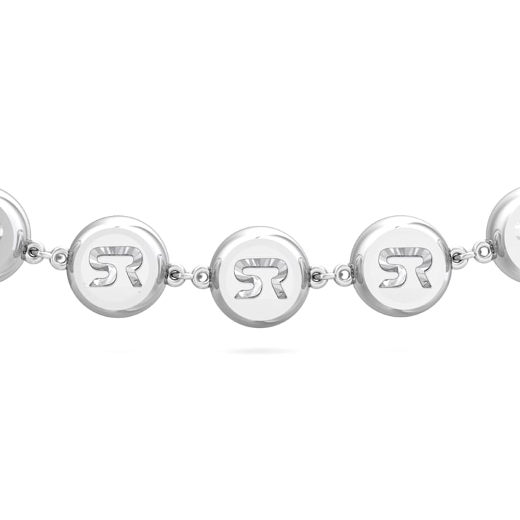 14K White Gold Lab Grown Diamond by the Yard 15 Inch Necklace
