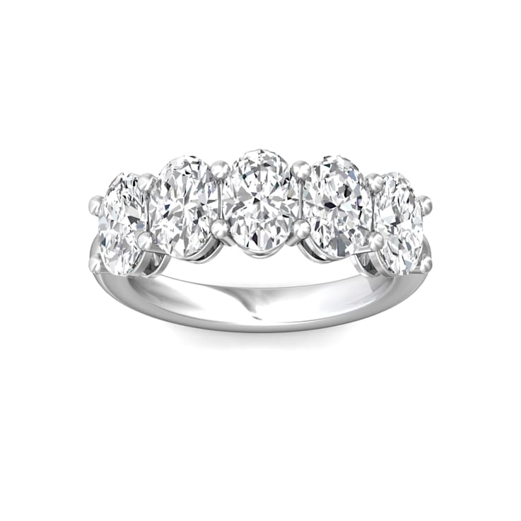 5 Oval Lab Grown Diamond Band